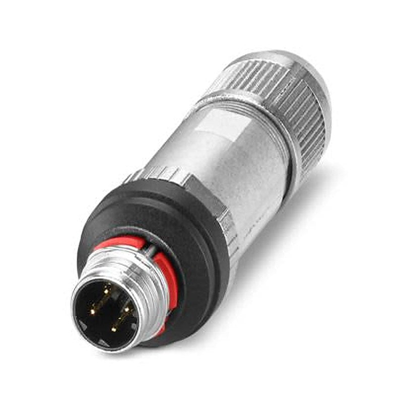 Phoenix Contact Industrial Circular Connector, 4 Contacts, Cable, M12 Connector, Plug, Male, SACC Series