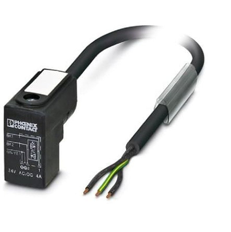 Phoenix Contact 3 way Straight to DIN 43650 Form C Sensor Actuator Cable, 3 m