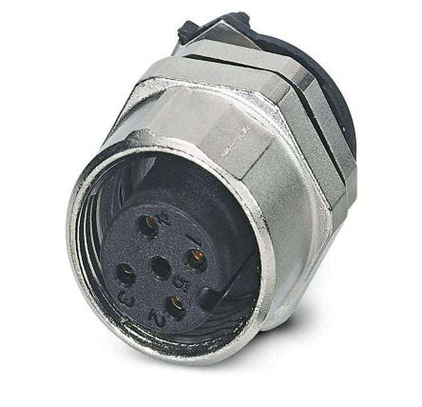 Phoenix Contact Circular Connector, 5 Contacts, Rear, M12 Connector, Socket, Female, IP67