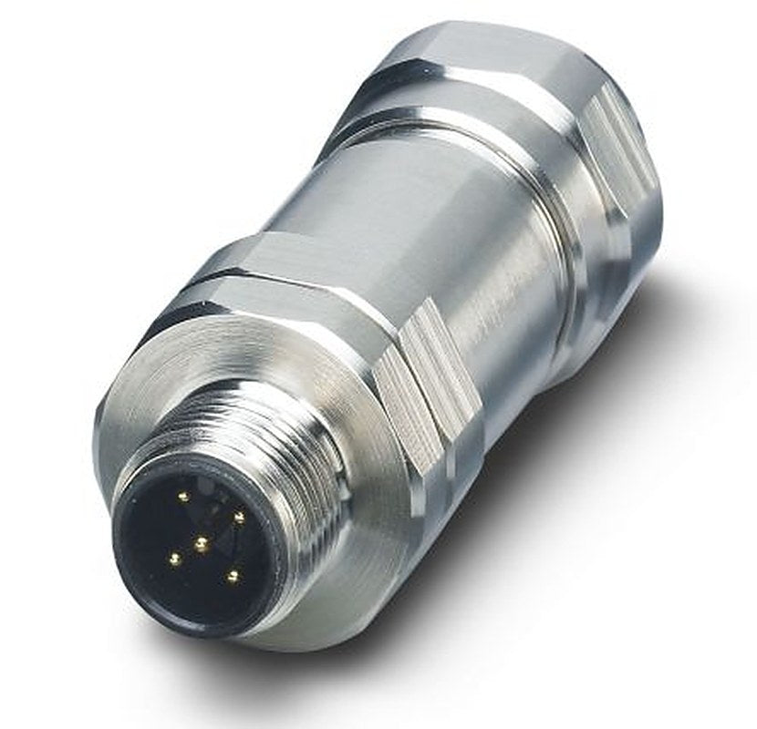 Phoenix Contact Circular Connector, 5 Contacts, M12 Connector, Plug, Male, IP67