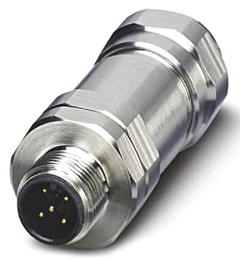 Phoenix Contact Circular Connector, 5 Contacts, Cable, M12 Connector, Plug, Male, IP65, IP67, IP69K, SACC Series