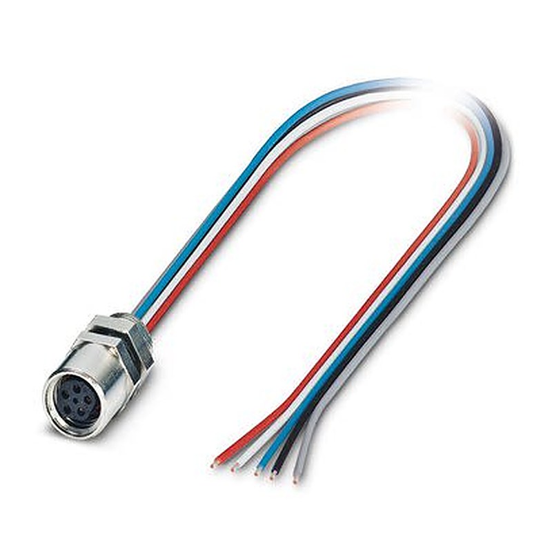 Phoenix Contact Circular Connector, 5 Contacts, Front, M8 Connector, Socket, Female, IP67, SACC Series