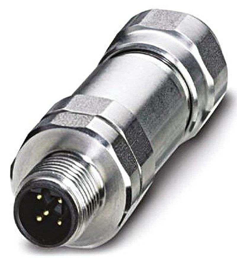 Phoenix Contact Circular Connector, 5 Contacts, Cable, M12 Connector, Plug, Male, IP65, IP67, IP69K, SACC Series