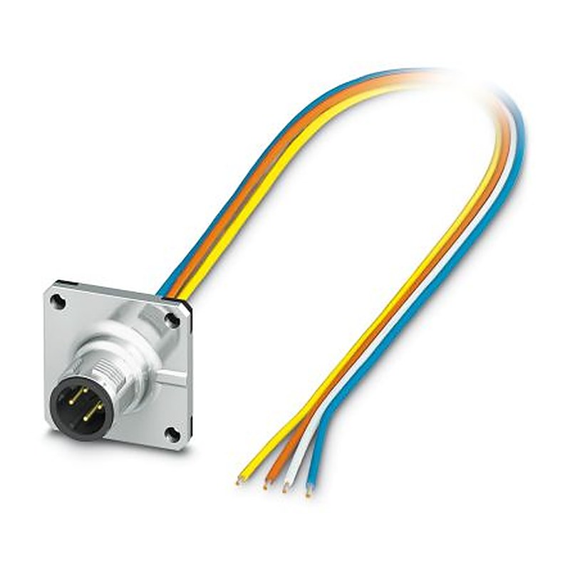 Phoenix Contact Ethernet Cable, SACC-SQ-M12MSD Series