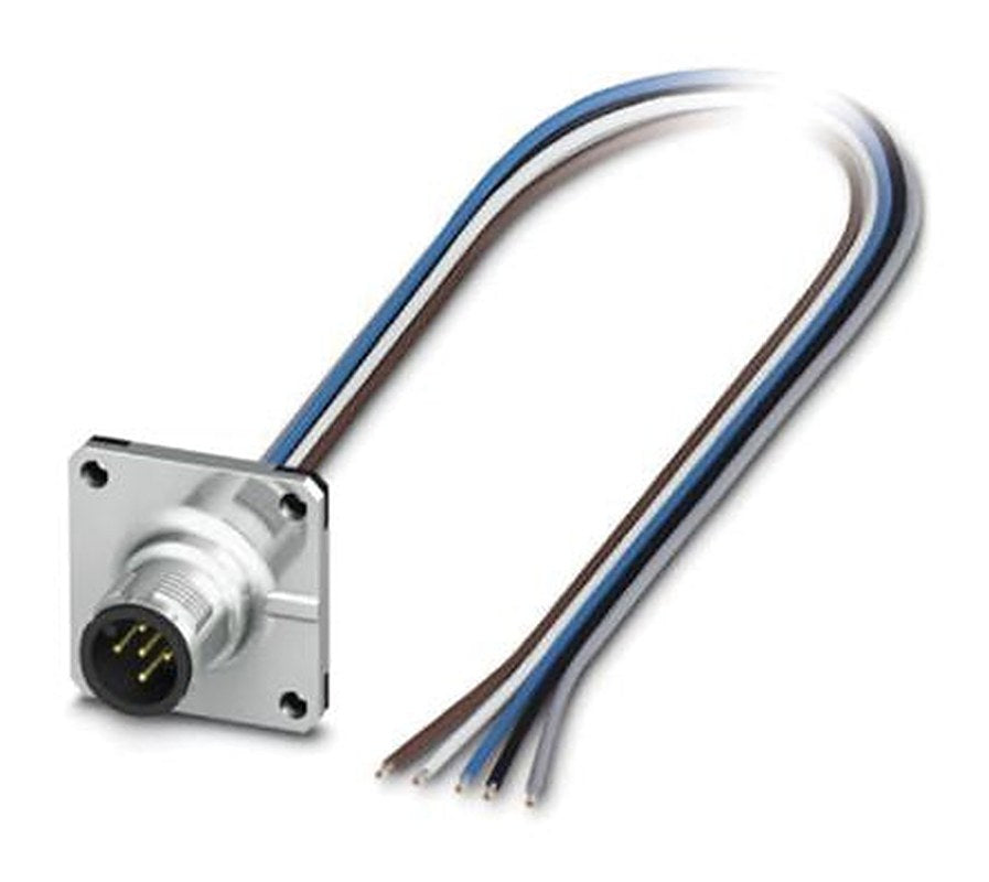 Phoenix Contact Male 5 way M12 to 5 way Free Cable End Sensor Actuator Cable, 500 mm