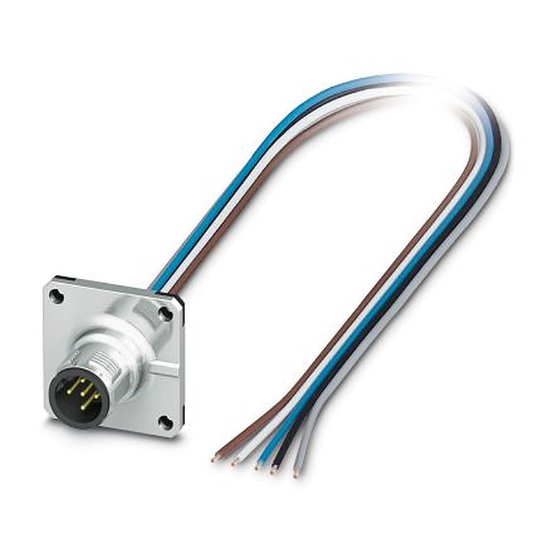 Phoenix Contact Male 5 way M12 to 5 way Free Cable End Sensor Actuator Cable, 500 mm