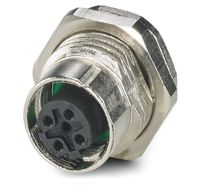 Phoenix Contact Circular Connector, 4 Contacts, Rear, M12 Connector, Socket, Female, IP67, SACC Series