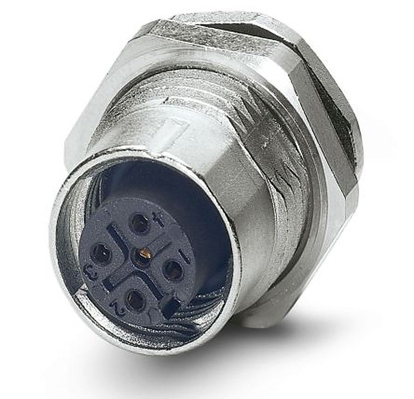 Phoenix Contact Circular Connector, 5 Contacts, Rear, M12 Connector, Socket, Female, IP65, IP67