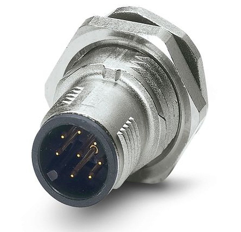 Phoenix Contact Circular Connector, 8 Contacts, Rear, M12 Connector, Plug, Male, IP65, IP67