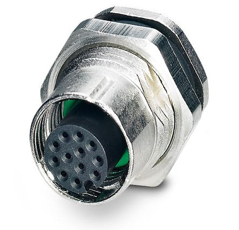 Phoenix Contact Circular Connector, 12 Contacts, Rear, M12 Connector, Socket, Female, IP65, IP67