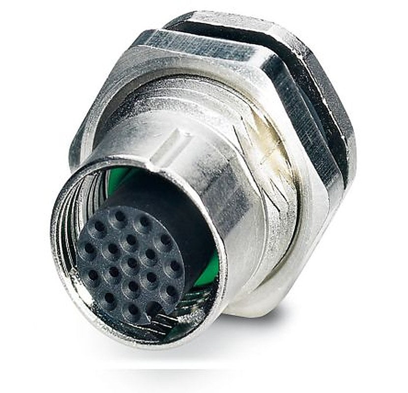 Phoenix Contact Circular Connector, 17 Contacts, Rear, M12 Connector, Socket, Female, IP65, IP67