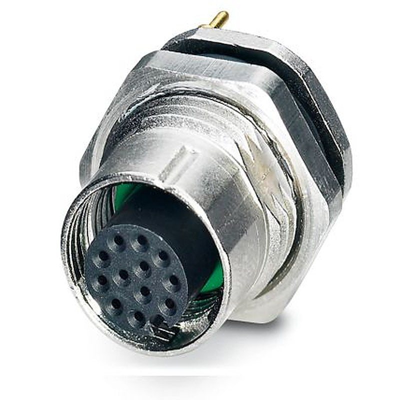 Phoenix Contact Circular Connector, 12 Contacts, Rear, M12 Connector, Socket, Female, IP65, IP67