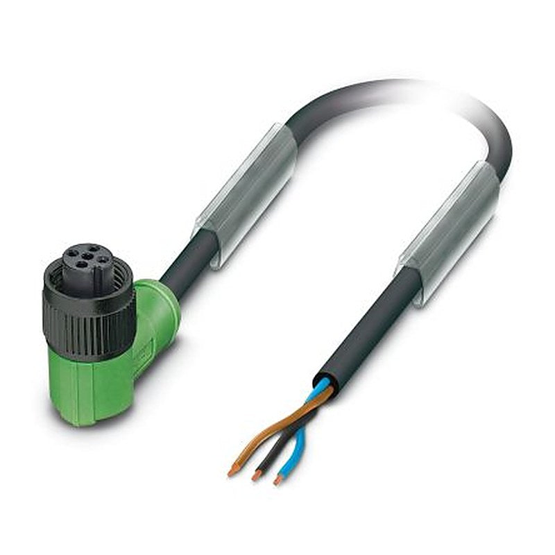 Phoenix Contact Female 3 way M12 to Unterminated 3 way Free End Sensor Actuator Cable, 3 m