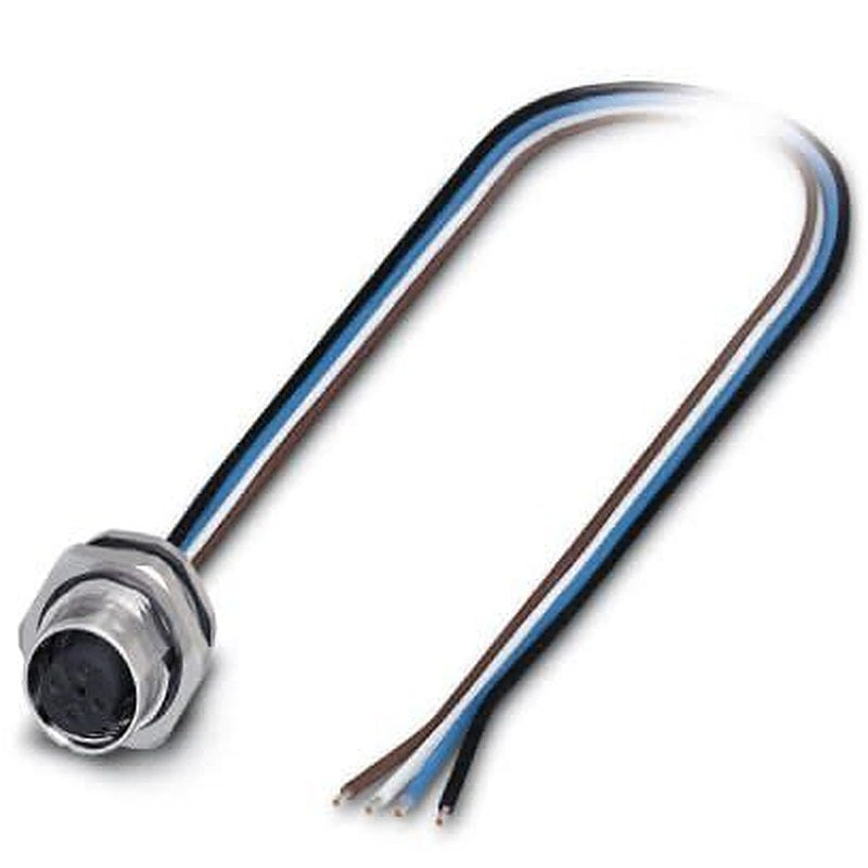 Phoenix Contact Female 4 way M12 to Sensor Actuator Cable, 500 mm