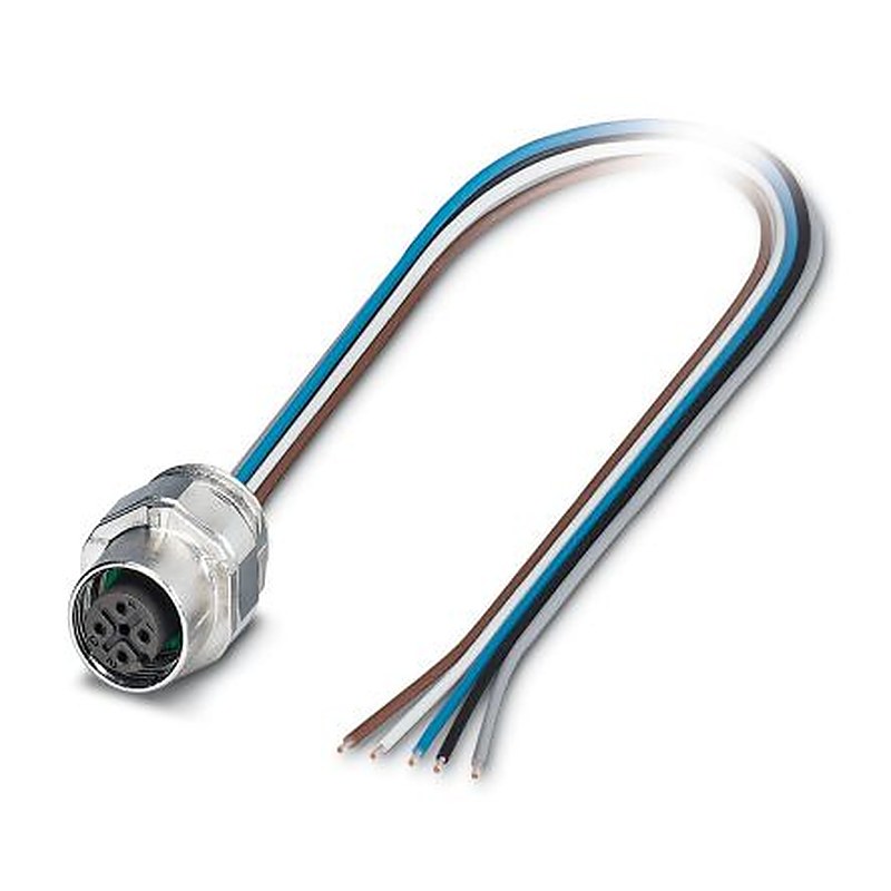Phoenix Contact Female 5 way M12 to 5 way Unterminated Sensor Actuator Cable, 2 m