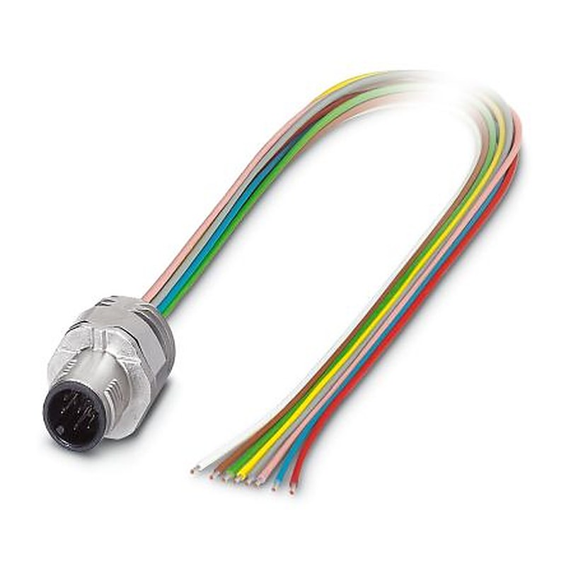 Phoenix Contact Circular Connector, 8 Contacts, Plug-in, M12 Connector, Plug, Male, IP65, IP67, SACC Series