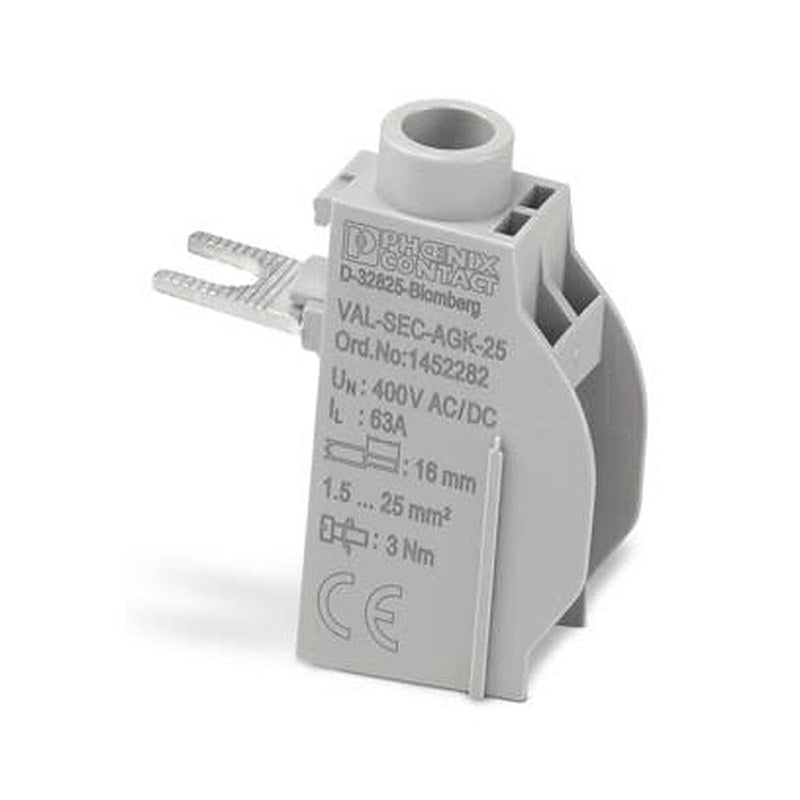 Phoenix Contact VAL-SEC Series Terminal Block for Use with DIN Rail Terminal Block