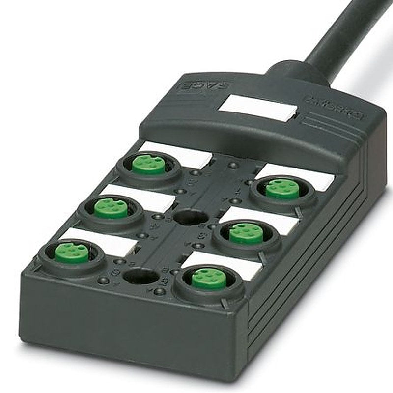 Phoenix Contact SACB Series Sensor Box, 6 Port, M12, 10 m