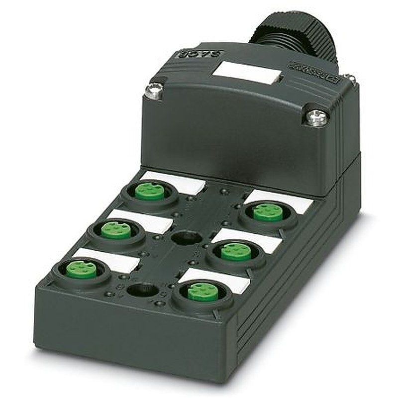 Phoenix Contact SACB Series Sensor Box, 6 Port, M12