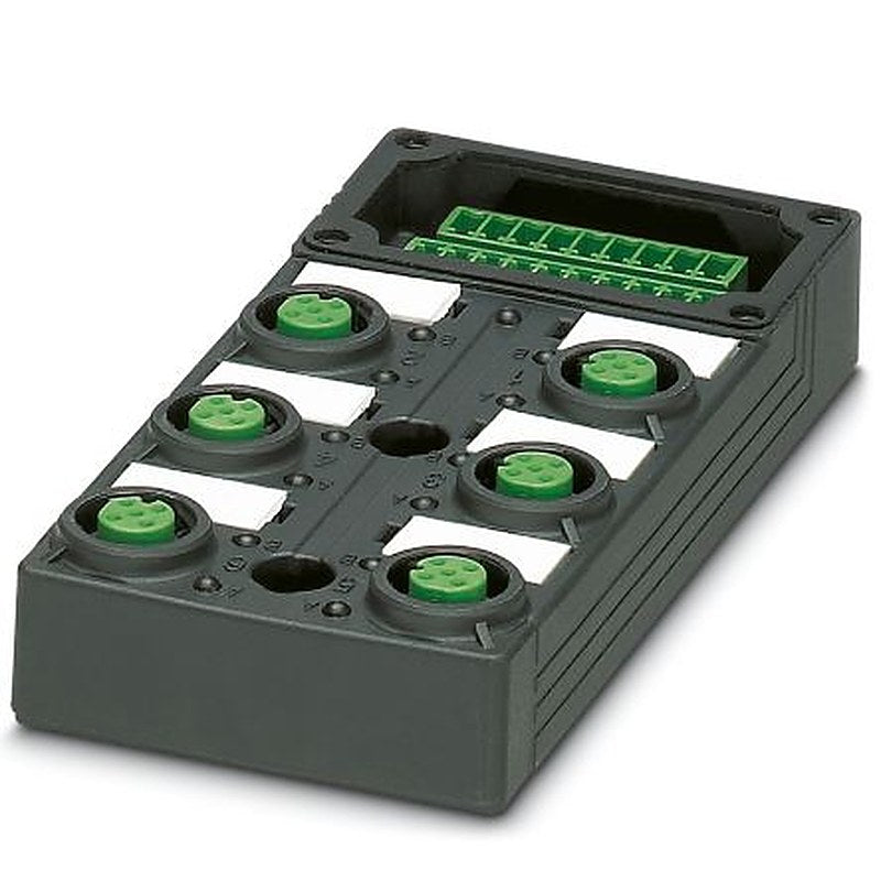 Phoenix Contact SACB Series Sensor Box, 6 Port, M12