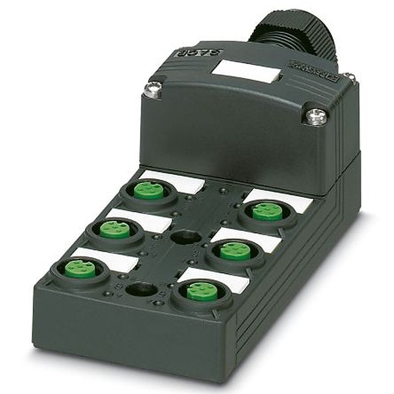 Phoenix Contact SACB Series Sensor Box, 6 Port, M12