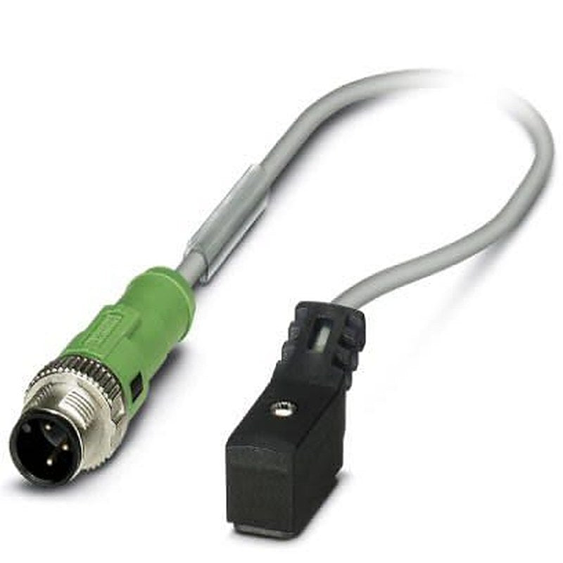 Phoenix Contact Male 4 way M12, Straight to Valve Connector Festo ZC Sensor Actuator Cable, 600 mm