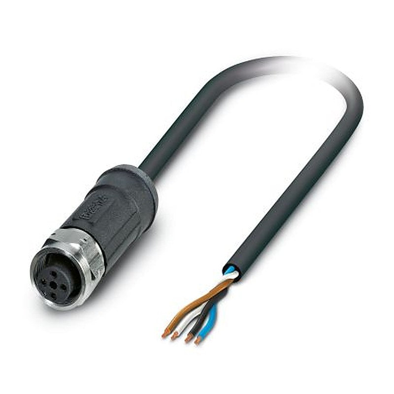Phoenix Contact Female 4 way M12 to 4 way Unterminated Sensor Actuator Cable, 2 m