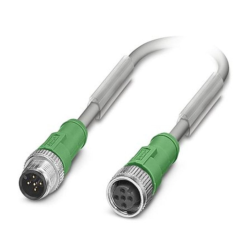 Phoenix Contact Male 5 way Straight to Female 5 way M12 Sensor Cable, 1 m
