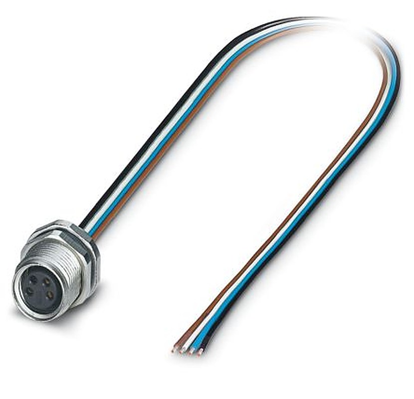 Phoenix Contact Circular Connector, 4 Contacts, Rear, M8 Connector, Socket, Female, IP67