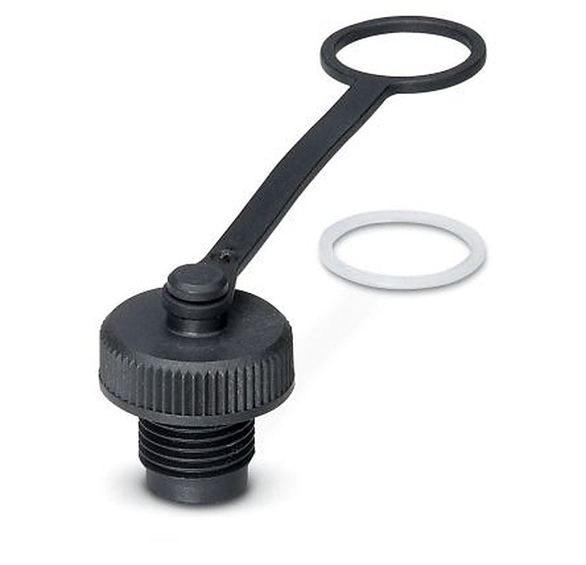 Phoenix Contact Circular Connector Dust Cap, Shell Size M12 IP67 Rated, Polyamide 66, Nitrile Butadiene Rubber,