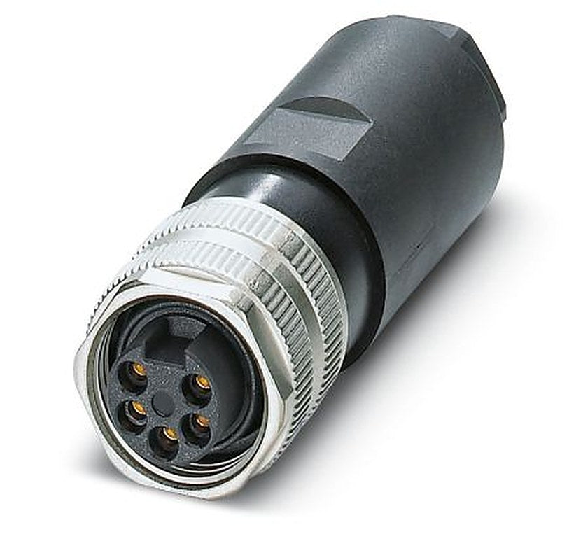 Phoenix Contact Circular Connector, 5 Contacts, Screw, 7/8 in Connector, Socket, IP67, SACC Series