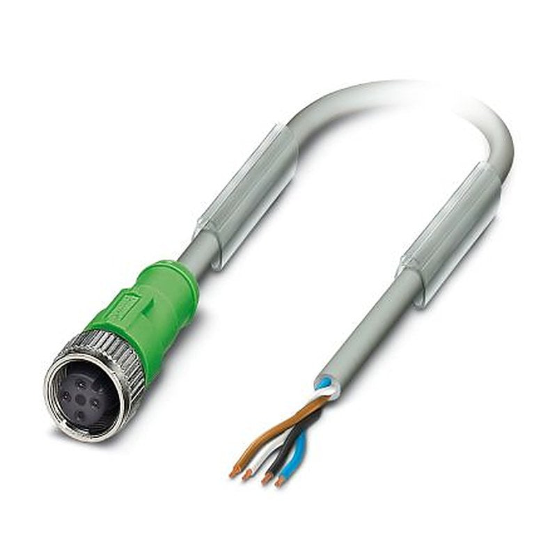 Phoenix Contact Female 4 way M12 to Unterminated 4 way Straight Socket M12 Sensor Actuator Cable, 1.5 m