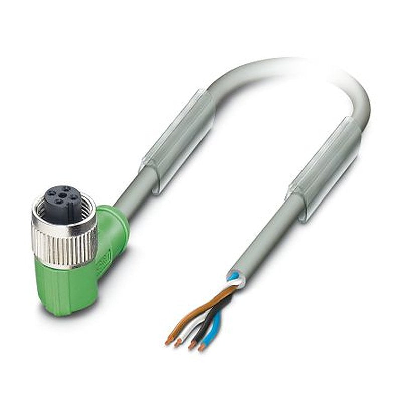 Phoenix Contact Female 4 way Right Angle to Unterminated 4 way Unterminated Sensor Actuator Cable, 10 m