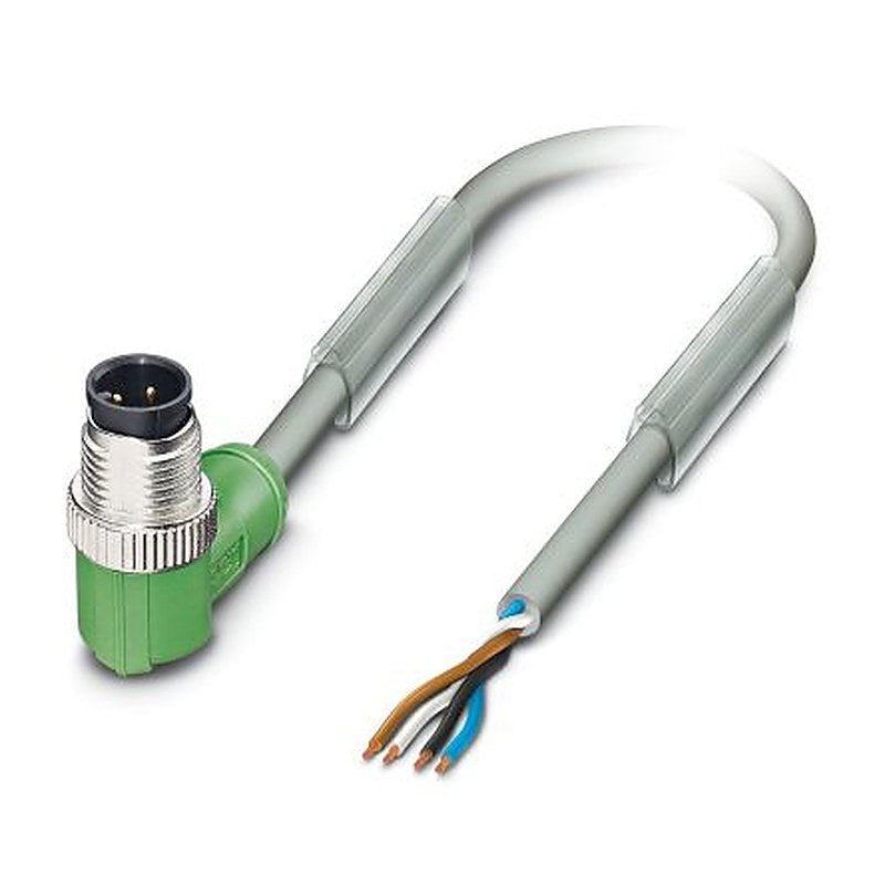 Phoenix Contact Male 4 way Right Angle to Unterminated 4 way Unterminated Sensor Actuator Cable, 5 m