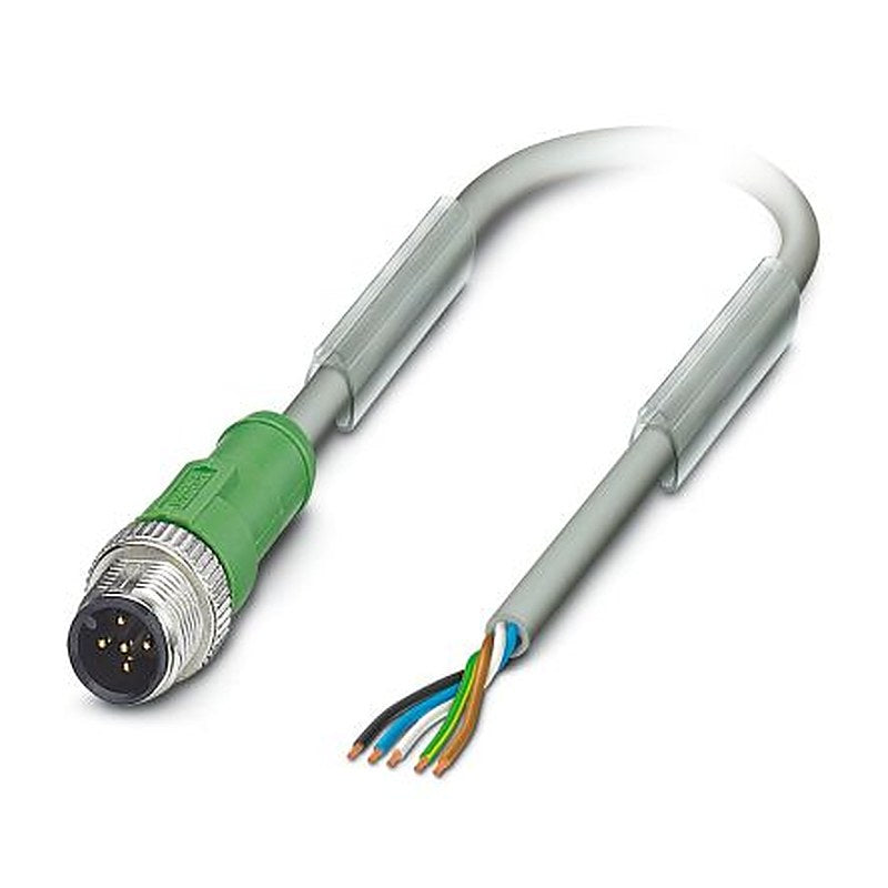 Phoenix Contact Male 5 way M12 to Unterminated 5 way Free Cable End Sensor Actuator Cable, 1.5 m