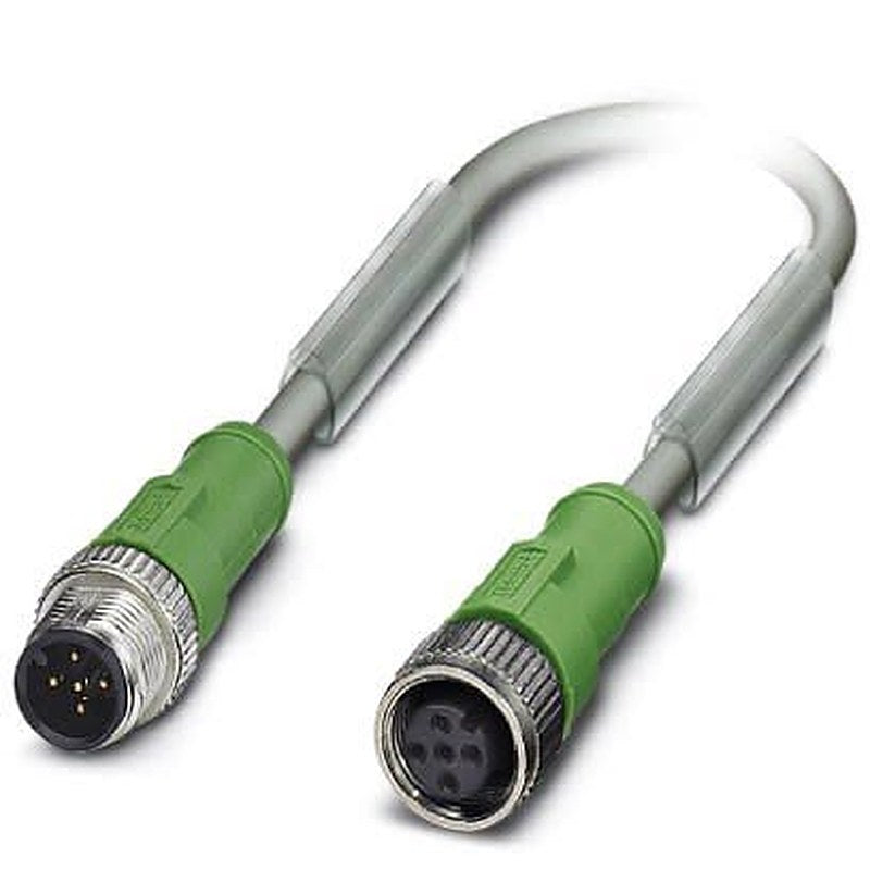 Phoenix Contact Male 4 way M12, Straight to Female 4 way M12, Straight Sensor Actuator Cable, 300 mm