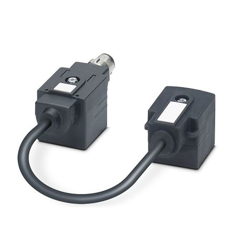 Phoenix Contact Female 4 way DIN 43650 Form A to Male 4 way M12 Sensor Actuator Cable, 200 mm