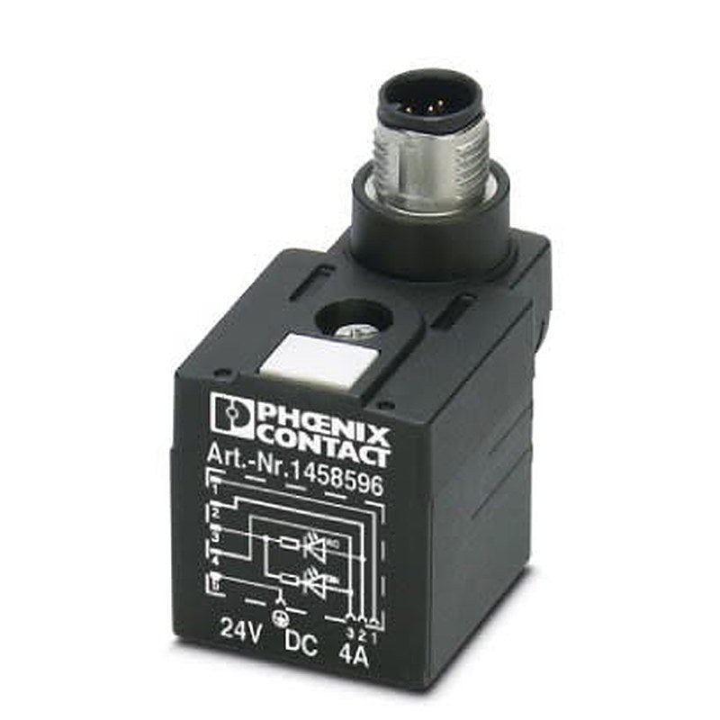 Phoenix Contact Solenoid Valve Connector, 1458596