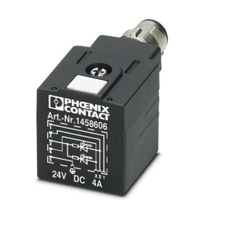 Phoenix Contact SAC-5P-MR/AD-2L SCO 1458606 Series Solenoid Valve Connector, 1458606