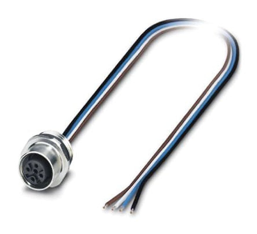 Phoenix Contact Female 4 way M12 to Unterminated 4 way Unterminated Sensor Actuator Cable, 500 mm
