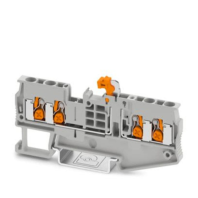 Phoenix Contact 1462725 XT Series DIN Rail Terminal Block Grey, 2.5mm², 1-Level, Push-in