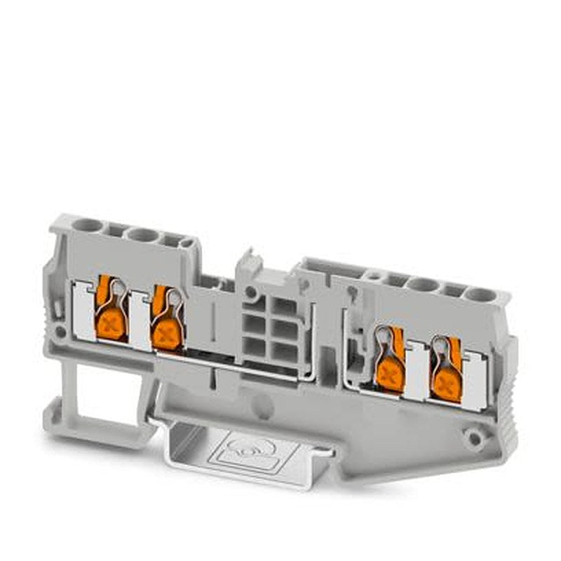 Phoenix Contact 1462727 XT Series Disconnect Terminal Block Grey, 0.5mm², 4 mm², 1-Level, Push-in