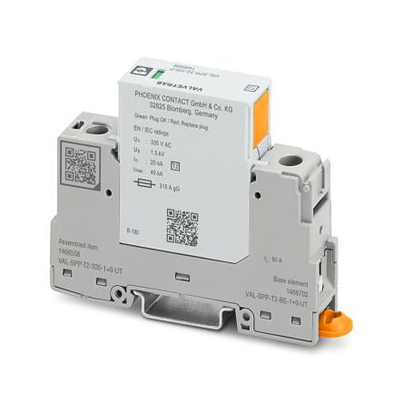 Phoenix Contact, VAL-SPP Surge Arrester 335V ac Maximum Voltage Rating Type 2 Arrester
