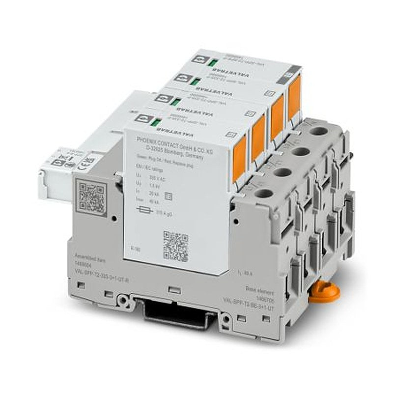 Phoenix Contact, VAL Surge Arrester 335V dc Maximum Voltage Rating 40 kA Maximum Surge Current Type 2 Arrester