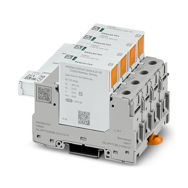 Phoenix Contact, VAL Surge Arrester 880V ac Maximum Voltage Rating 40 kA Maximum Surge Current Type 2 Arrester