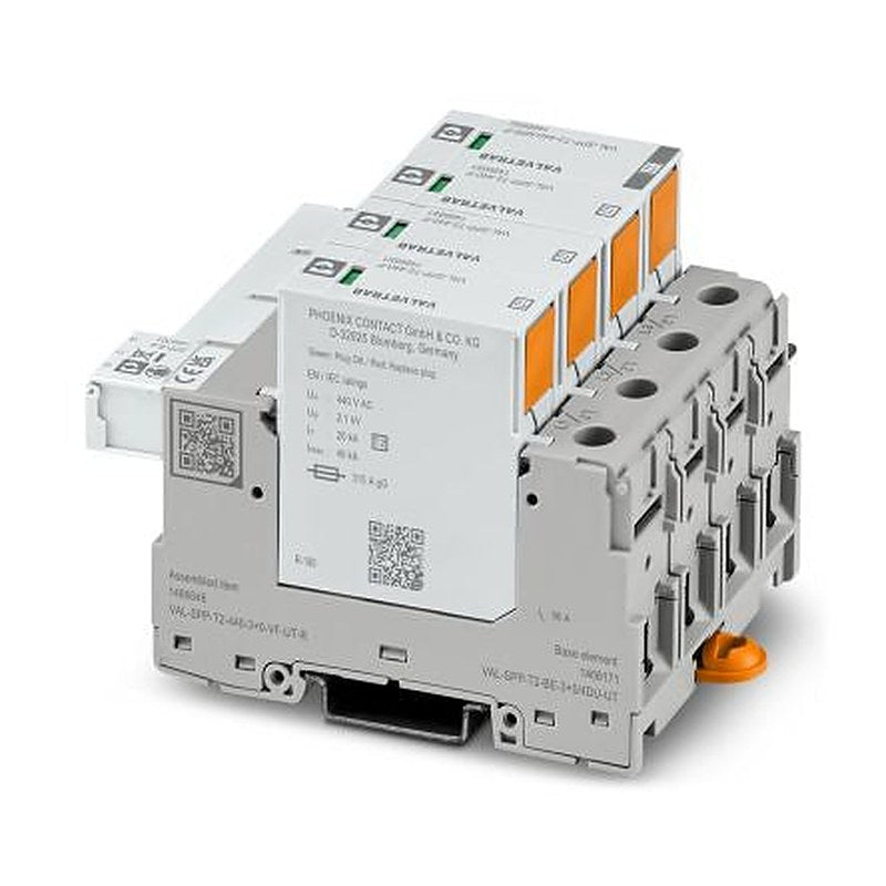 Phoenix Contact, VAL Surge Arrester 440V dc Maximum Voltage Rating 40 kA Maximum Surge Current Type 2 Arrester