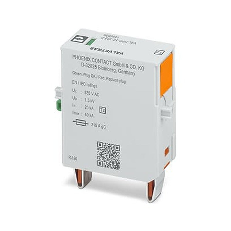 Phoenix Contact, VAL-SPP Surge Protection Plug 335V ac Maximum Voltage Rating 40 kA Maximum Surge Current Surge