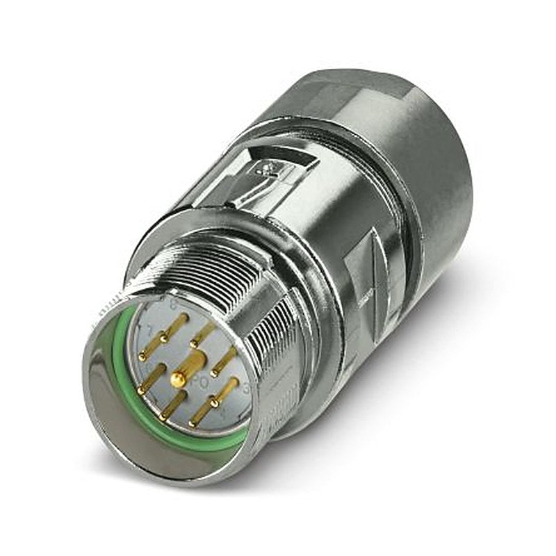 Phoenix Contact Connector, 9 Contacts, M23 Connector, Plug, Male, IP67, M23 PRO Series