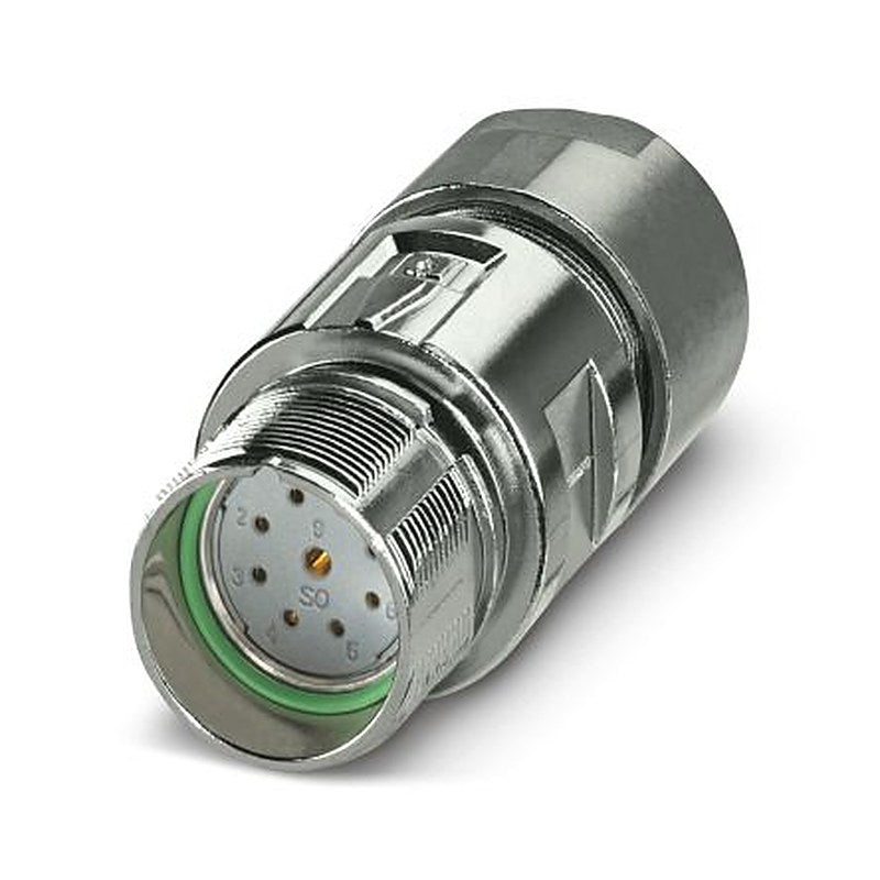 Phoenix Contact Connector, 9 Contacts, Screw, M23 Connector, Socket, Female, IP67, M23 PRO Series