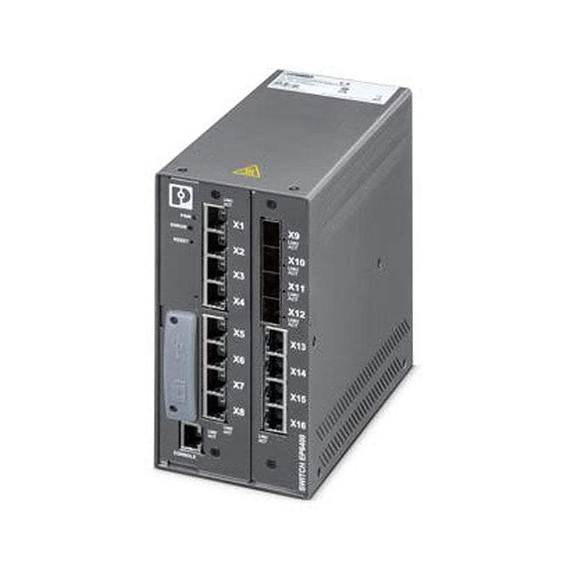 Phoenix Contact FL SWITCH EP6412-4GSFP-LV Managed 16 Port Ethernet Switch